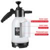Foam Sprayer, Foaming Pump Hand Pressure Snow Foam Sprayer Water Sprayer 2L with Two Nozzle