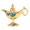 Arabian Lamp Wedding Party Vintage Zinc Alloy Legend Wishing Light Costume Party Decoration Gold