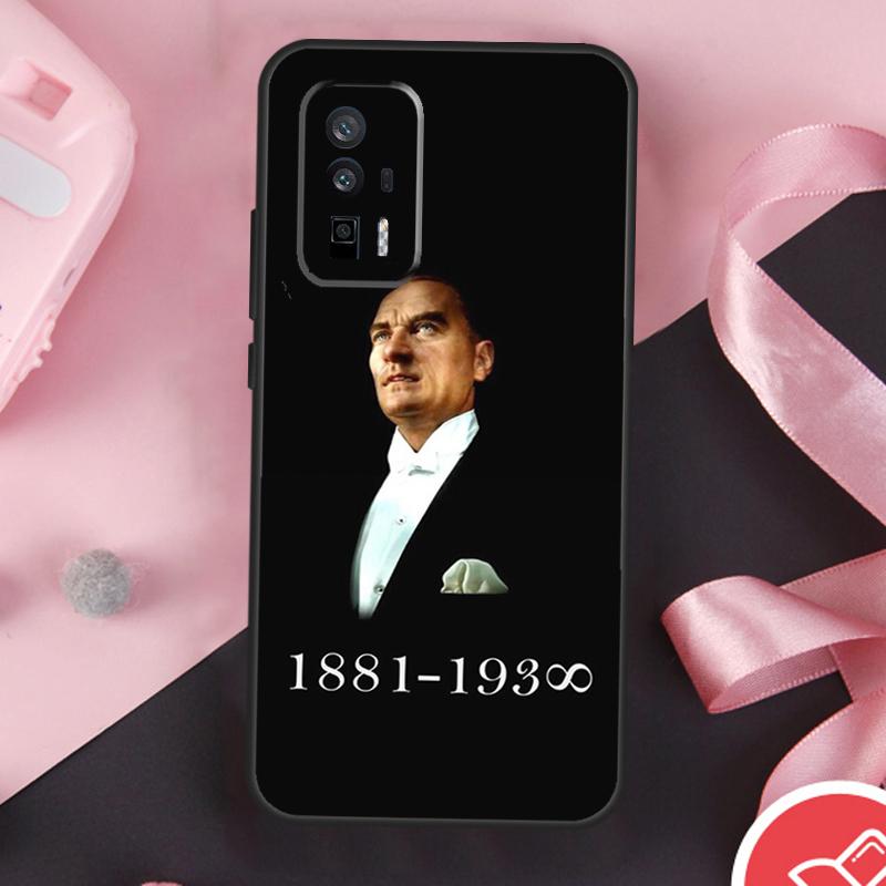 Чехол Mustafa Kemal Ataturk для Xiaomi 15 Ultra Mi 13 14 11T 12T 13T 14T Pro POCO X7 Pro X3 X5 X6 F5 F6 F7