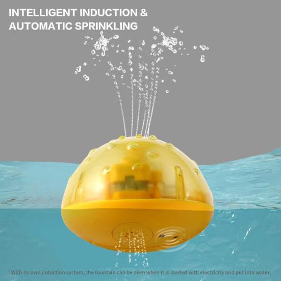 Милый мультяшный легкий музыкальный разбрызгиватель воды всплеск мяч дети детская ванна игрушка для бассейна