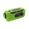 Emergency Solar Radio with LED Flashlight SOS Alarm Compact Design Portable Rechargeable Hand Crank AM/FM Radio