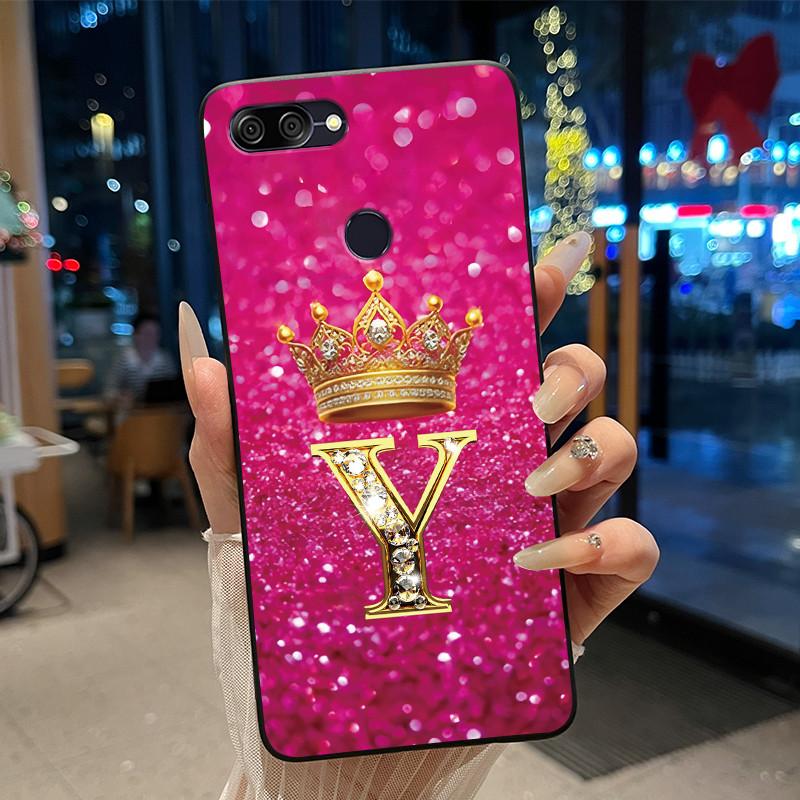 Newest Letter Crown Design Phone Casing For ASUS Zenfone Max Plus (M1) ZB570TL Black Case Bumper Silicone Shockproof Soft Cover
