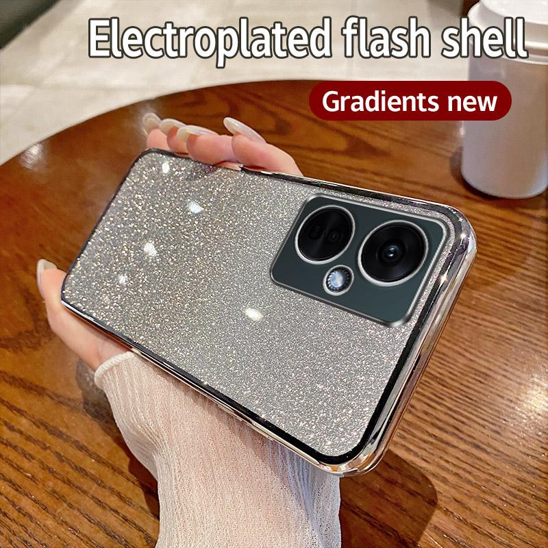 Чехол для OnePlus Nord CE3 Lite для OnePlus Nord N30, блестящий силиконовый чехол для объектива камеры с мягким задним покрытием