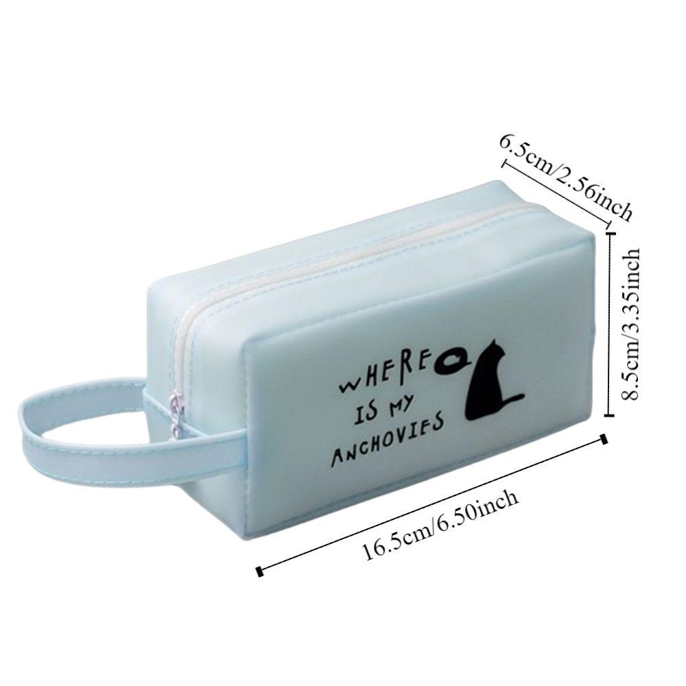 Многофункциональная сумка для хранения с милым мультяшным принтом и застежкой-молнией, канцелярская сумка для карандашей, подарки