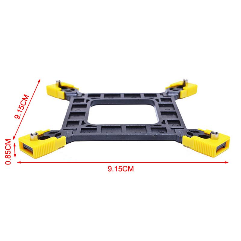 Кронштейн вентилятора кулера процессора LGA775/115X/1200/1366 Универсальная база задней панели для Intel