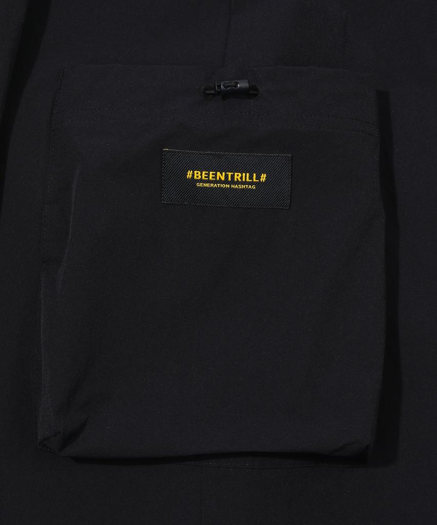 BEENTRILL NEWYORK Эластичная тканая длинная юбка (черный)