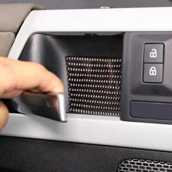 Carbon Fiber Inner Door Bowl Trim Sticker For Land Rover Defender 90 110 20-24