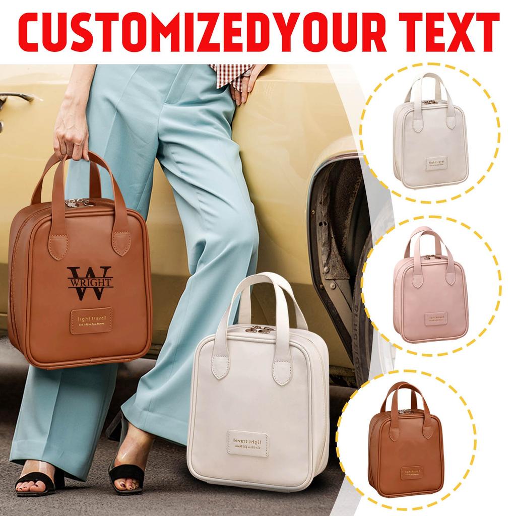 Персонализация - Персонализированная косметичка, Водонепроницаемая дорожная сумка для хранения большой вместимости