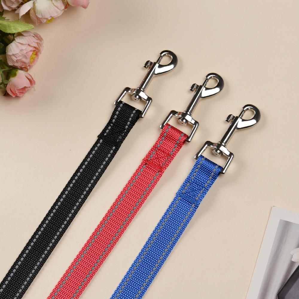 Nylon Dog Leash Reflective Traction Rope for Small Large Dogs Outdoor Training Walking Puppy Lead Belt Long Lanyard Pet Supplies