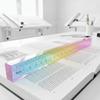 Geometric Colored Ruler 30cm Drawing Tool 2-in-1 Student Ruler  Drawing and Measuring Supplies