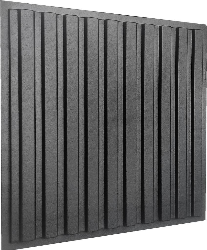 3D Wall Panel Mold for Gypsum, Plaster or Concrete Tile for Decorative Wall Panels 'Parallels'