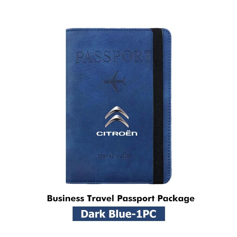 APG1 Rfid Blocking Passport Cover Travel Wallet Card Ticket Holder For Citroen C5 C1 C2 C6 C4L DS3 DS4 DS5 C-Elysee Grand Berlingo