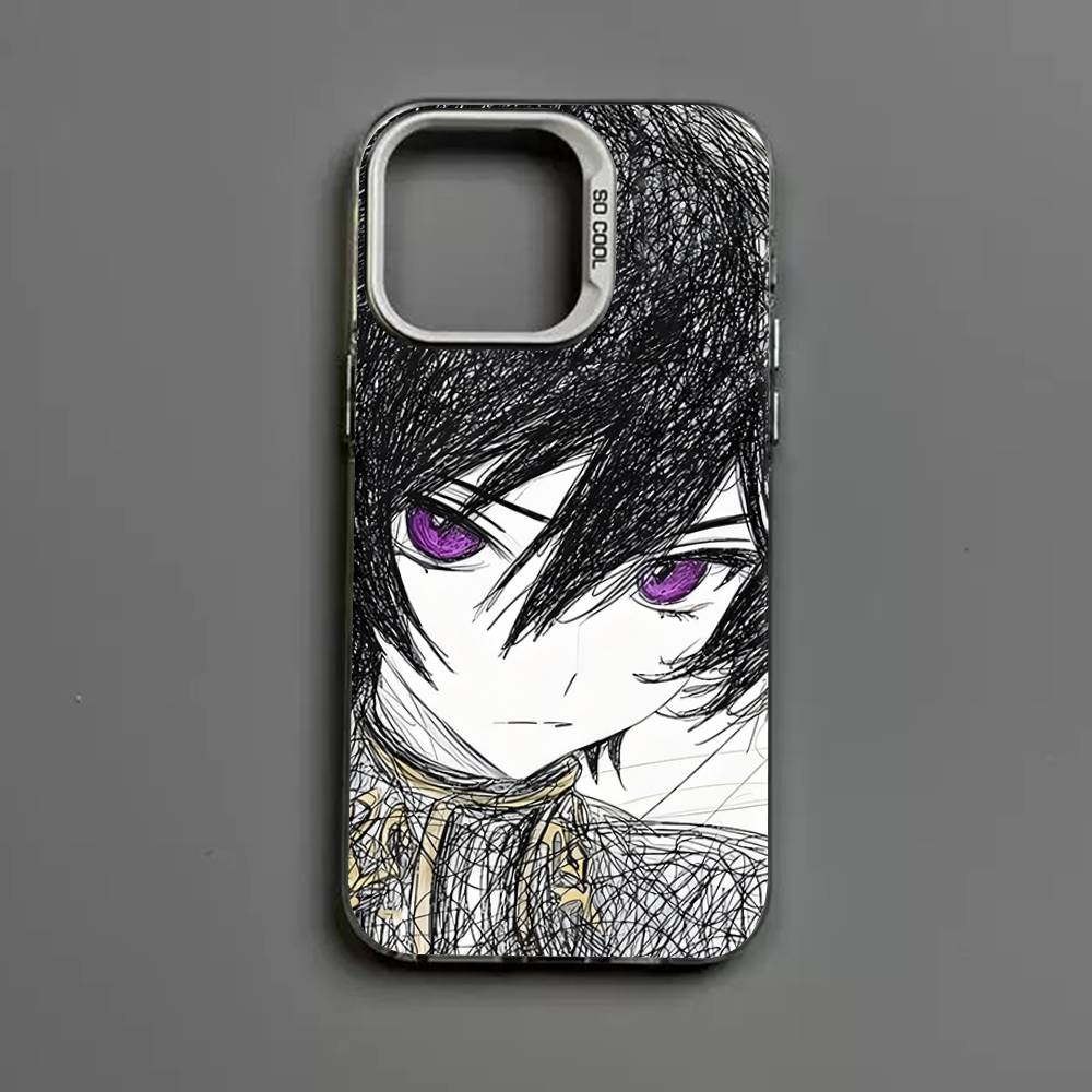 Девушка с зелеными волосами Code Geass Матовый чехол для iPhone 17 Air 16 E 15 14 Plus 13 12 Mini 11 Pro Max Акриловый лист Силиконовая крышка