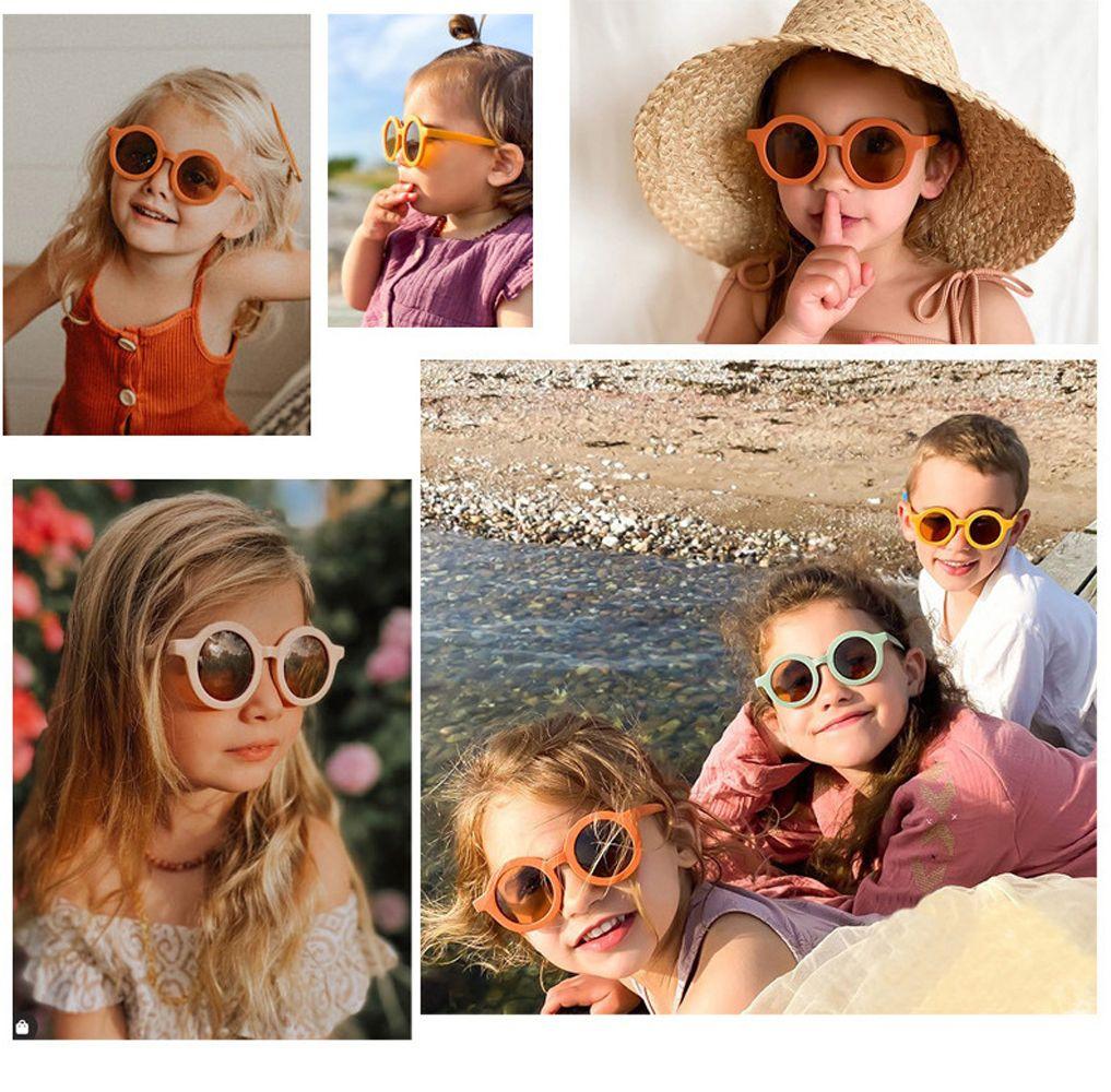 Eyewear Shades Glasses Girls Korean Style Kids Sun Glasses Round Sunglasses Children Sunglasses