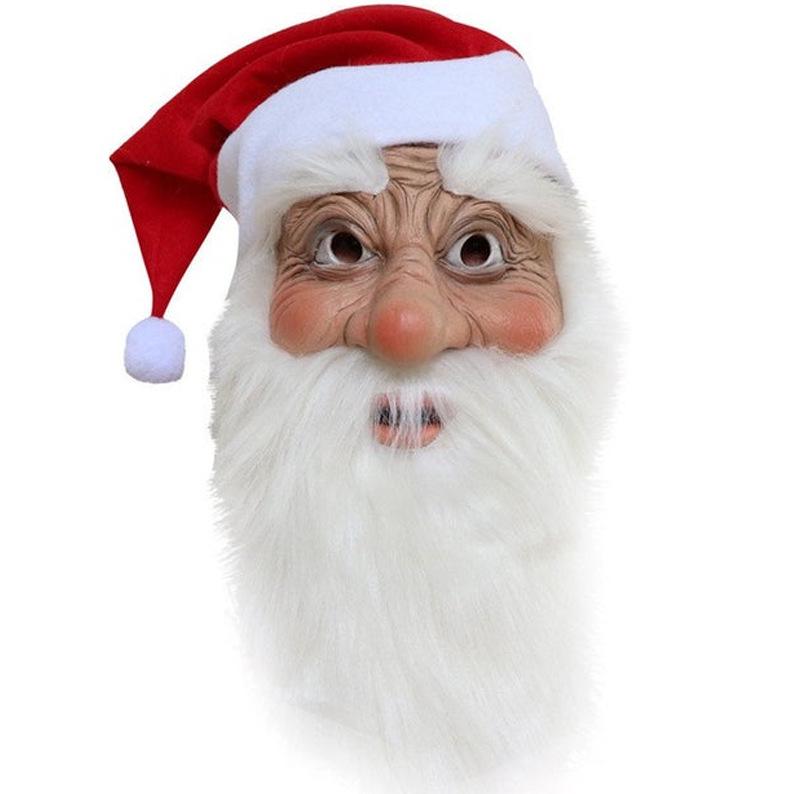 Santa Claus Mask for Christmas Parties and Role-Playing
