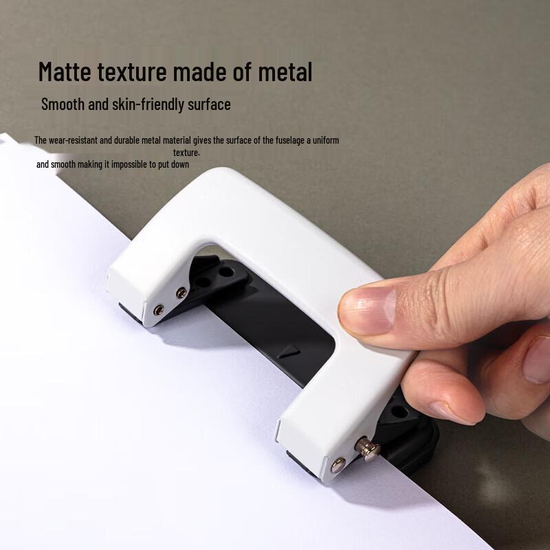 Deli 0101 Two-Hole Paper Puncher (2-Pack) CN plug (adapter included)