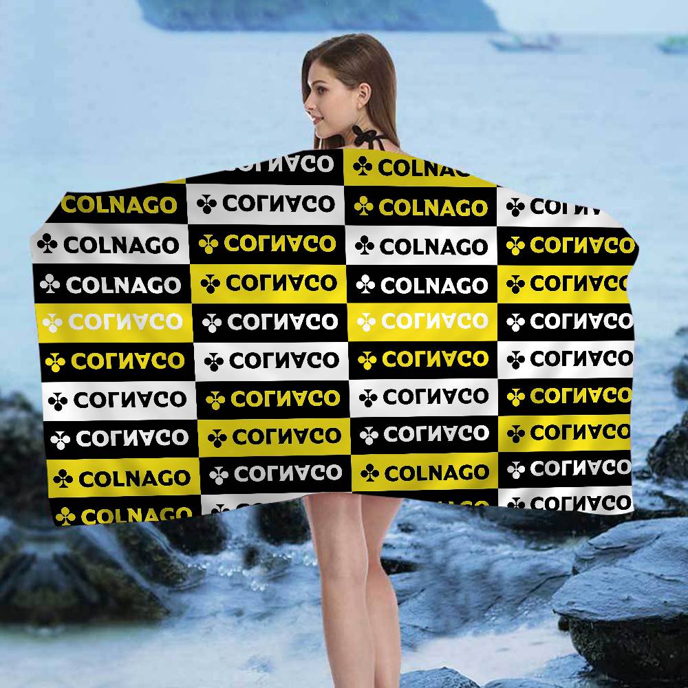 Colnago Logo Beach Towel Colorful Bath Towels For Girl Microfiber Quick Dry Sand Free Beach Yoga Spa Gym Pool