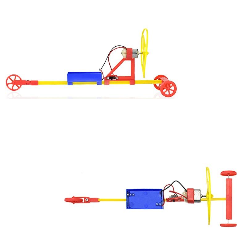 Воздушный лопастной электрический гоночный автомобиль Наука Физический эксперимент Игрушки для детей Подростки Сборка своими руками Обучающие игрушки Подарки