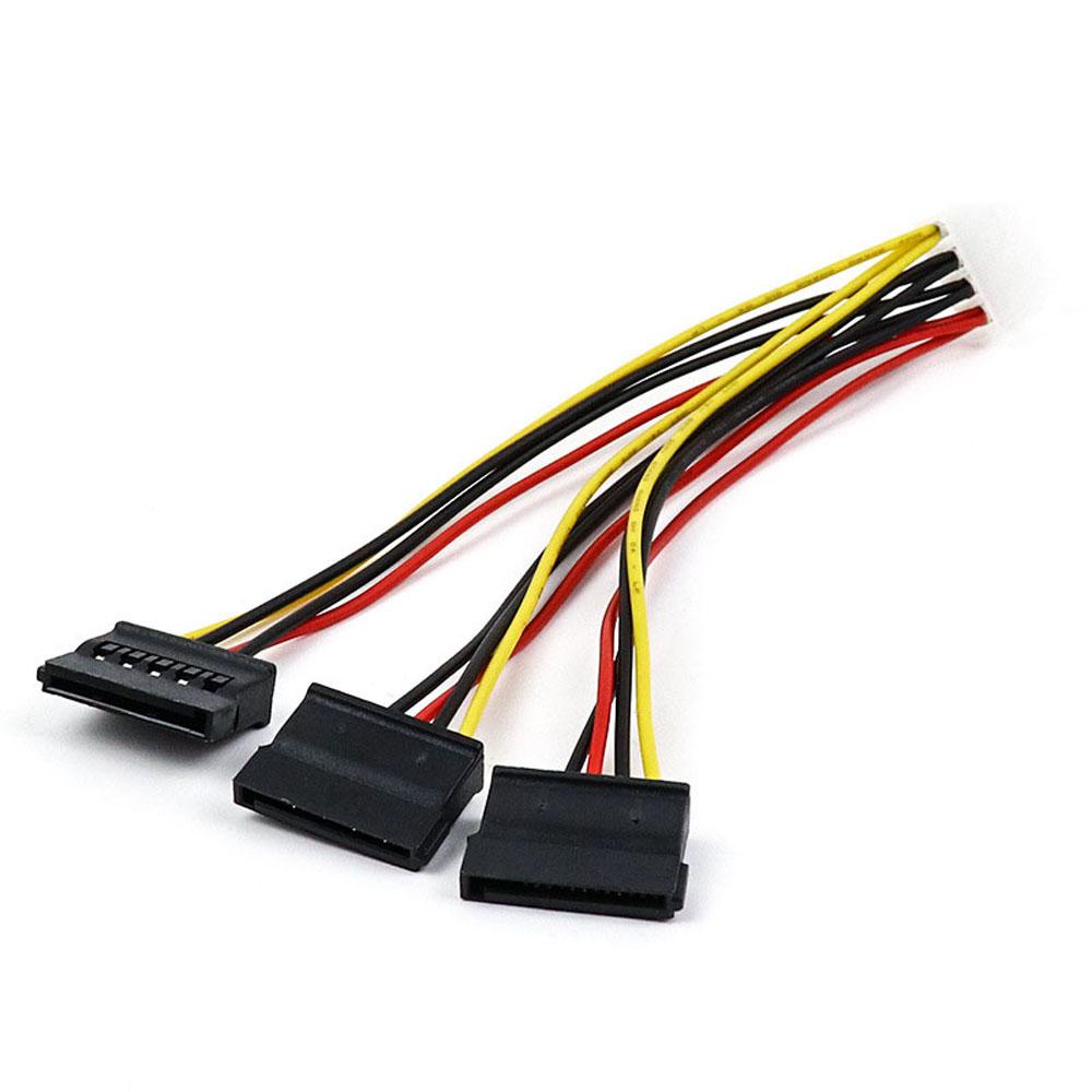Connectors SATA ATA 4 Pin IDE Molex Extension Adapter Cable Adapter Extension Cable Power Splitter