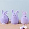 DIY Crafts 3D Rabbit Mold Non-Stick Rabbit Candle Mold Easter Bunny Silicone Mold  Gift Creating