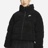 Nike Теплая спортивная куртка из овечьего флиса с вышитым логотипом, женская куртка черного цвета DD4655-010