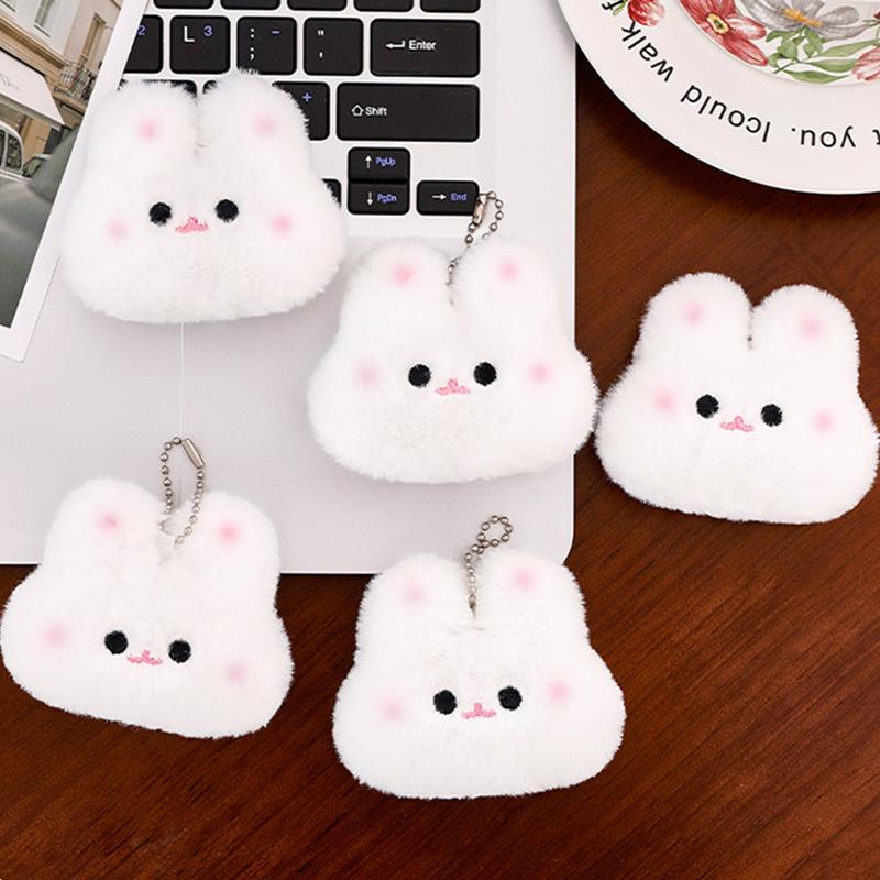 Мультяшный плюшевый кролик-румянец брелок кавайная милая кукла игрушка сумка кулон брелок брелок аксессуары для женщин пар подарок