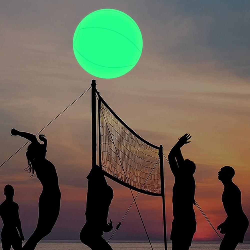 Садовый светящийся светодиодный шар 16 цветов надувной бассейн светодиодный шар пульт дистанционного управления светящийся прыгучий шар вечеринка праздник украшение дома