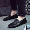 Beanie Shoes Men's Autumn Casual Leather Shoes Men's Lazy One Foot Driving Shoes Men's Single Shoes
