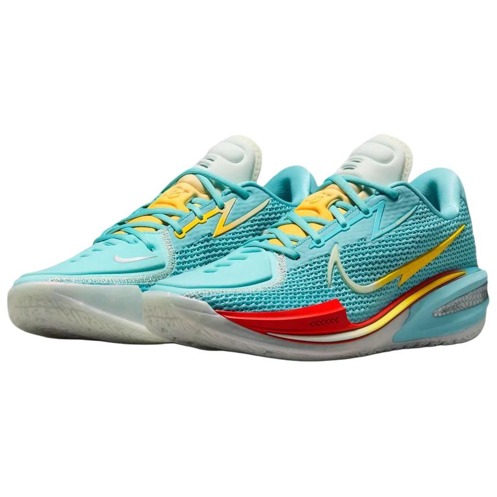 Кроссовки Titan x Dylan Harper x Nike GT Cut 1 EP Bleached Aqua Унисекс Синий Sport-Gold Chile-Red IU0780-400