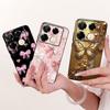For Infinix Note 40 40X 5G Case X6852 New Butterfly Painted Cover Soft Silicone Case For Infinix Note 40 Pro Plus Note40 X Shell