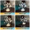 Yousheng DIY Butterfly Night Light Set Handmade LED Light-up Butterfly Night Lamp for The Decor for The Sleeping Home for Women And Girls Birthday Gift