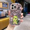Phone Case: 2D flat design suitable for iPhone 18 17 16 15 14 13 Pro protective case, couple style, angry little turtle, Christmas and Halloween gifts