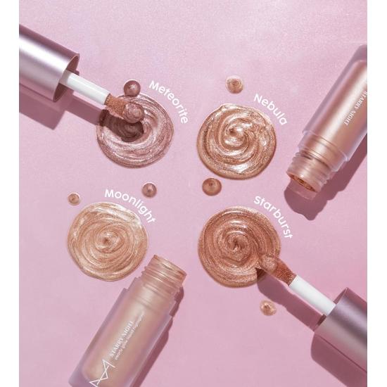 Жидкий хайлайтер House Of Makeup | Яркий, не размазывающийся хайлайтер для макияжа | Не размазывающийся хайлайтер для макияжа | 6 мл (Лунный свет, 6 мл)