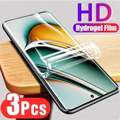 3 шт. HD прозрачная гидрогелевая пленка для Oppo Realme 11 10 9 8 7 6 Pro Plus 9i 8i C55 C53 C33 C30 C35 C31 C21 C11 C15 C25 Защитная пленка для экрана