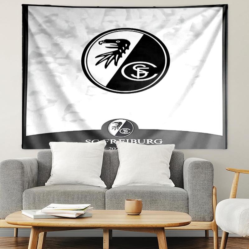 SC Freiburg Print Tapestry, Lightweight Wall Hanging, for Bedroom, Dorm, Living Room, Home Art Decor, Birthday Christmas Gift for Friends