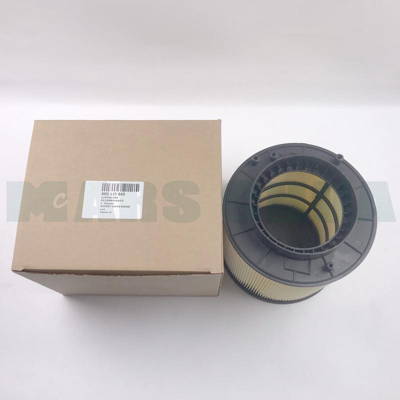 8K0133843 8K0133843D car filter is suitable for A4L/3.2FSI/Q5/A5/3.2B8/3.2FSI air filter