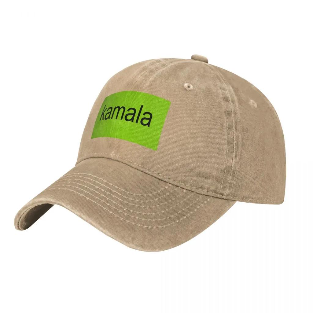 Kamala Brat Baseball Cap Streetwear Wild Ball Hat Luxury Brand Kids Hat Caps Unisex Womens