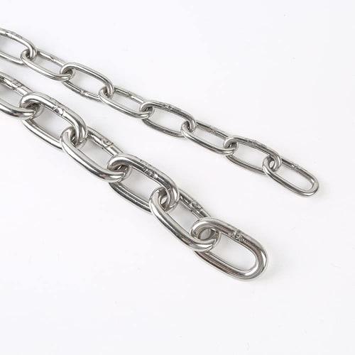 3mm/Length 3m Home Stainless Steel Chain Chain SUS304 Stainless Steel Miscellaneous Chain Pet Intrusion Prevention Breeding Theft Prevention Fixed Cha