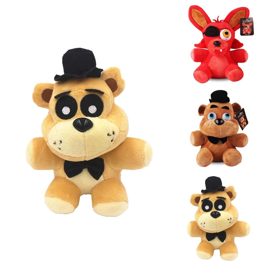 Fnaf Пять Ночей у Фредди Друзья Плюшевая Игрушка Мягкий Подарок 18/25см Желтый Коричневый Фиолетовый Синий Красный Белый