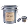 [A2920] - Gray 'Apothecary' Glass Scented Candle (white Musk) - 11x10x8mm