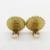 CHANEL COCO Mark Earring vintage black Plated Gold 28.5g Women Used