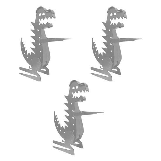 Подставка для хот-догов в виде динозавра Забавная форма динозавра Подставка для сосисок для гриля Инструменты для барбекю для пикников на открытом воздухе, кемпинга, вечеринок