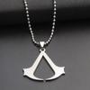 Свитер в стиле панк Assassin's Creed Мужской Свитер Цепочка Хип-хоп Цепочка с Подвеской-ожерельем