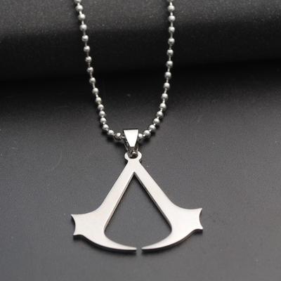 Свитер в стиле панк Assassin's Creed Мужской Свитер Цепочка Хип-хоп Цепочка с Подвеской-ожерельем