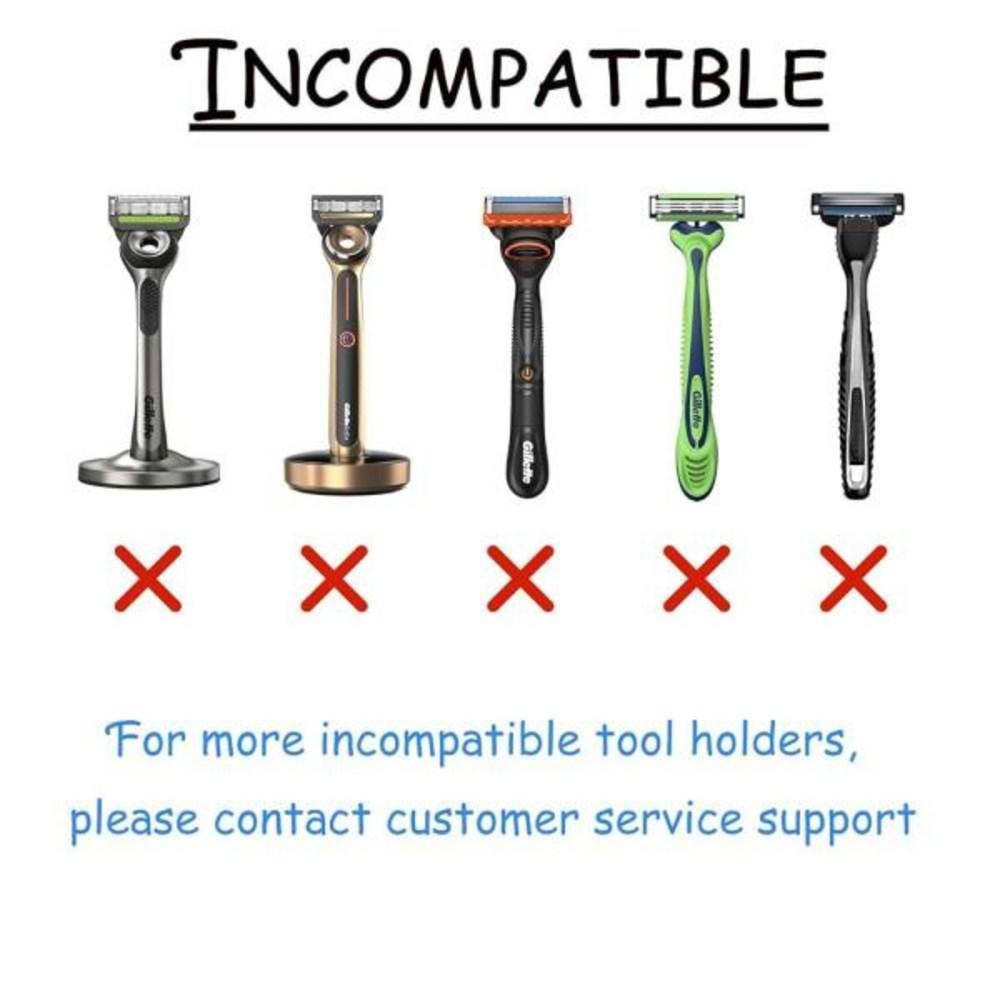 PULYRE Чехол для бритвы Портативный пластиковый футляр с ручным управлением Gillette Водонепроницаемый серый черный дорожный футляр 1 шт, 2 шт.) Серо-черный