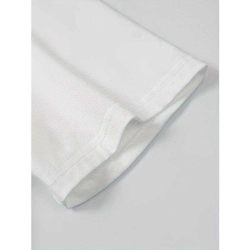 Европейские размеры Мужская футболка с принтом - Мягкая повседневная футболка с круглым вырезом с надписью Brooklyn, Повседневная одежда