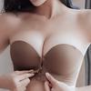 Strapless Thick Sponge Anti-Slip Small Chest Bra Women Sexy Push Up Bra Front Buckle