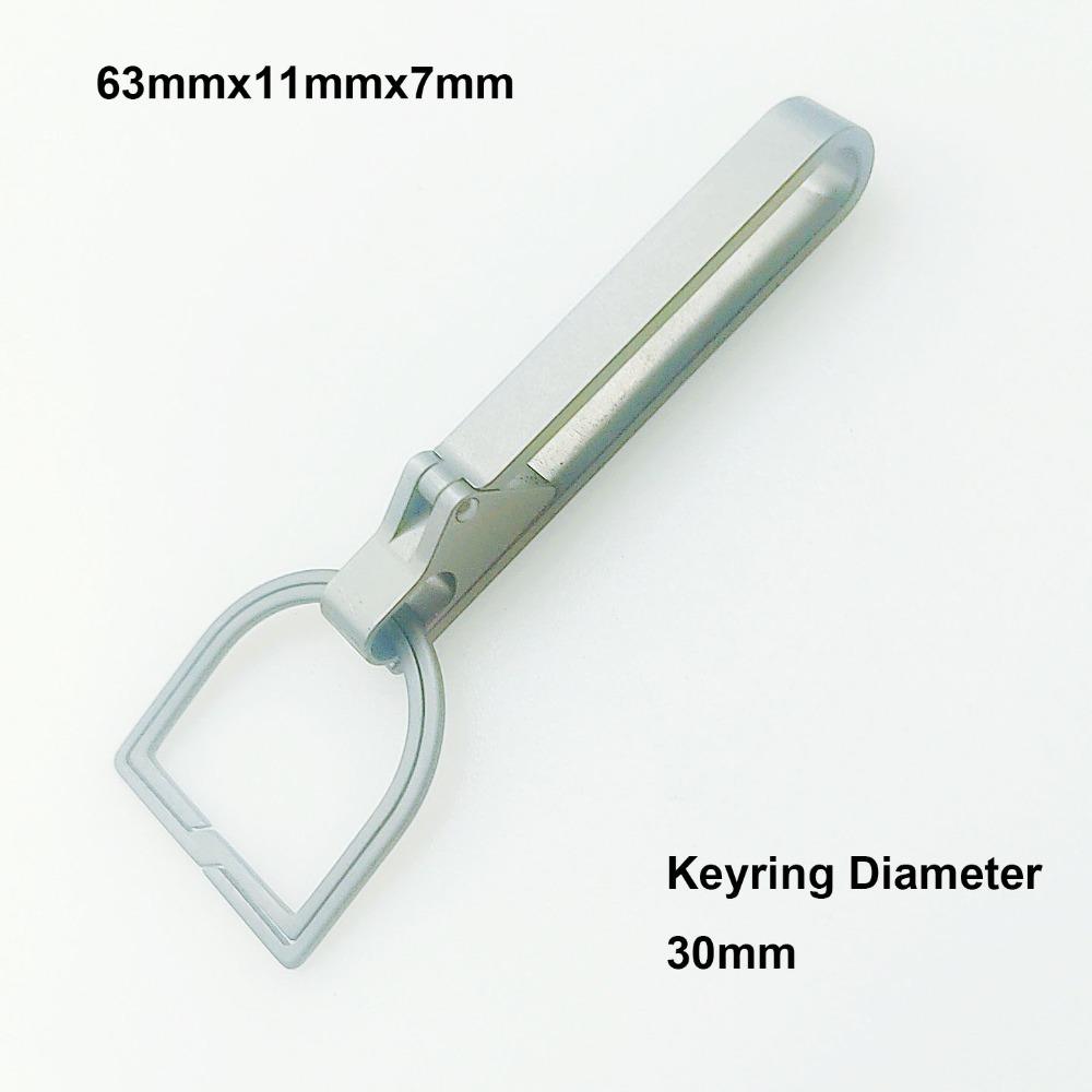 Multi-functional Bottle Opener Real Titanium Alloy Super Lightweight EDC Key Rings Tool Hanging Keychains Buckle Pendant 4