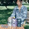 Сумка-переноска для бутылок с водой для прозрачного контроля потребления жидкости Молнии Доступ Ткань Оксфорд Сетки Рукав-держатель для бутылки с водой