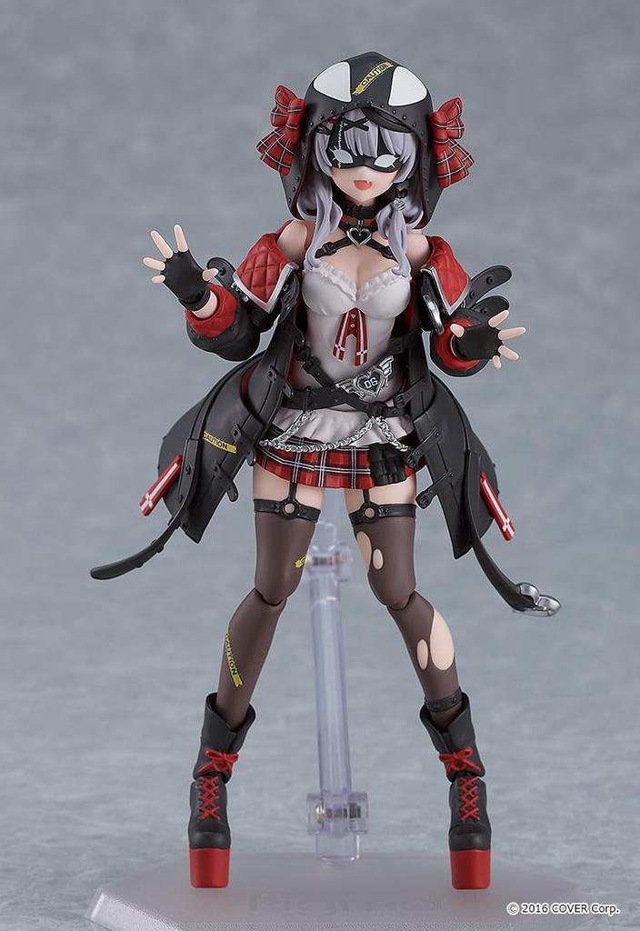 Figma Hololive Production Sahanasha Kuroe Plastic Painted Movable Figure Non-scale